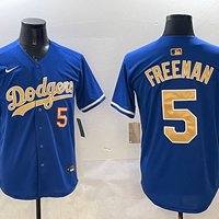 Freddie Freeman #5 Los Angeles Dodgers Royal 2025 Gold Collection Limited Jersey - JerseysFreak