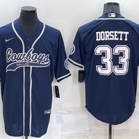 Men's Dallas Cowboys Tony Dorsett #33 Navy Game Jersey1 Joint Edition