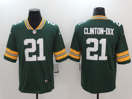 Men's Green Bay Packers Ha Ha Clinton-Dix #21 Green Game Player Jersey1