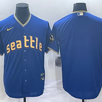 Men's Seattle Mariners Royal 2023 City Connect Replica Blank Jersey1
