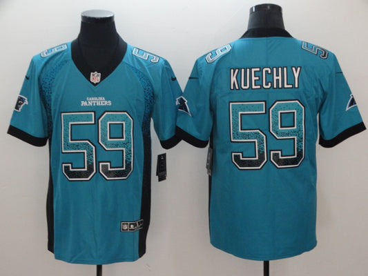 Men's Carolina Panthers Luke Kuechly #59 Blue Game Player Jersey1