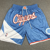 Men's LA Clippers Blue City Edition Basketball Shorts1