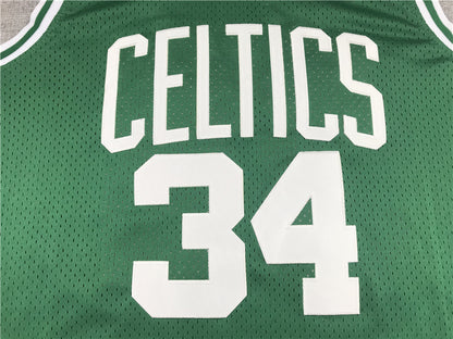 Men's Boston Celtics Paul Pierce Green 2007-08 Hardwood Classics Swingman Jersey1