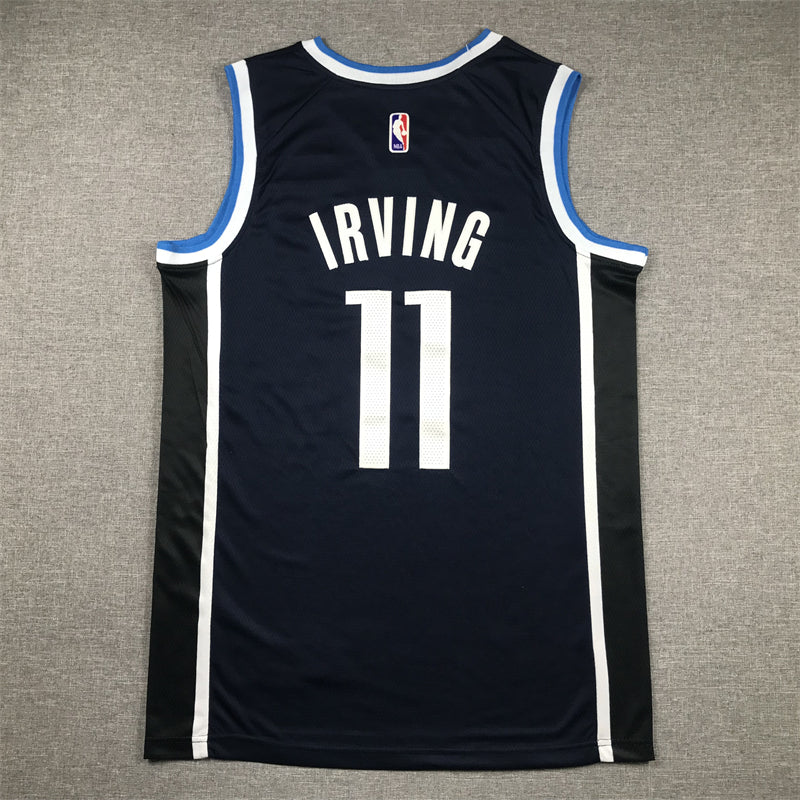 Men's Dallas Mavericks Kyrie Irving #11 Navy Swingman Jersey1 - Statement Edition