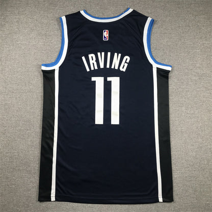 Men's Dallas Mavericks Kyrie Irving #11 Navy Swingman Jersey1 - Statement Edition