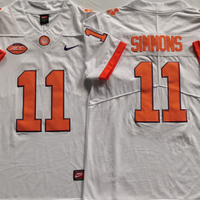 Men's Clemson Tigers Isaiah Simmons #11 White Game Jersey