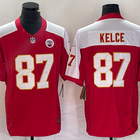 Men's Kansas City Chiefs Travis Kelce #87 Red Player Game Jersey1