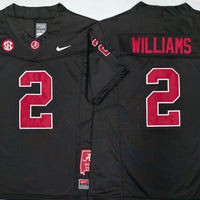 Men's Alabama Crimson Tide Ryan Williams #2 Black Player Game Jersey