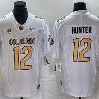 Men's Colorado Buffaloes Travis Hunter #12 White Player Game Jersey