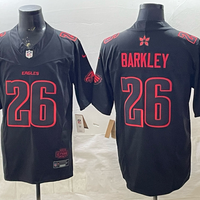 Men's Philadelphia Eagles Saquon Barkley #26 Black Alternate Game Jersey