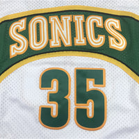 Men's Seattle SuperSonics Kevin Durant 2007-08 White Hardwood Classics Swingman Jersey