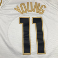Men's Atlanta Hawks Trae Young #11 White Swingman Jersey1