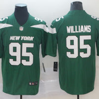 Men's New York Jets Quinnen Williams Green Game Jersey1