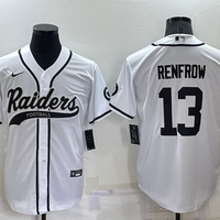 Men's Las Vegas Raiders Hunter Renfrow #13 White Game Jersey1 Joint Edition
