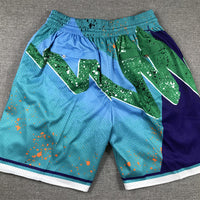 Men's Charlotte Hornets Teal Swingman Pocket Shorts11