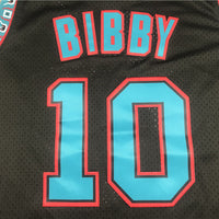 Men's Memphis Grizzlies Mike Bibby #10 Black Classics Swingman Jersey1
