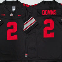 Men's Ohio State Buckeyes Caleb Downs #2 Black Player Jersey