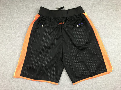 Men's Golden State Warriors Black Chinese Edition Basketball Shorts1