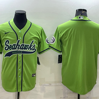 Men's Seattle Seahawks Green Blank Jersey