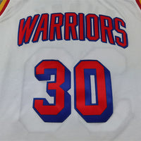 Men's Golden State Warriors Stephen Curry #30 White 2024/25 Swingman Jersey1 - Classic Edition