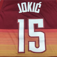 Men's Denver Nuggets Nikola Jokic Red Swingman Player Jersey1