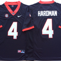 Men's Georgia Bulldogs Mecole Hardman Jr. #4 Black Player Game Jersey