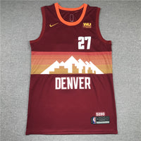 Men's Denver Nuggets Jamal Murray Red Swingman Player Jersey1