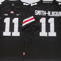 Men's Ohio State Buckeyes Jaxon Smith-Njigba #11 Black Player Game Jersey