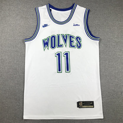 Men's Minnesota Timberwolves Naz Reid #11 White Swingman Player Jersey1