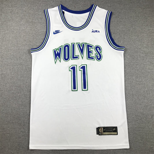 Men's Minnesota Timberwolves Naz Reid #11 White Swingman Player Jersey1