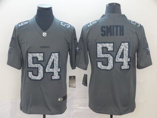 Men's Dallas Cowboys Jaylon Smith #54 Gray Game Player Jersey1