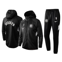 Men's Brooklyn Nets 2019/20 Showtime Full-Zip Therma Flex Performance Hoodie