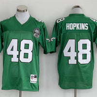 Men's Philadelphia Eagles Wes Hopkins Mitchell & Ness Kelly Green Legacy Replica Jersey1