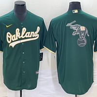 Men's Oakland Athletics Kelly Green Alternate Replica Game Jersey1