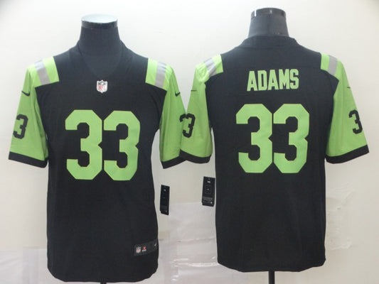 Men's New York Jets Jamal Adams #33 Black City Edition Game Jersey1