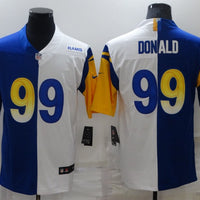 Men's Los Angeles Rams Aaron Donald #99 Blue/White Game Jersey1