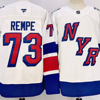 Men's New York Rangers Matt Rempe #73 White Player Jersey