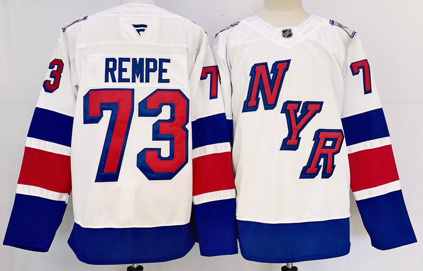 Men's New York Rangers Matt Rempe #73 White Player Jersey