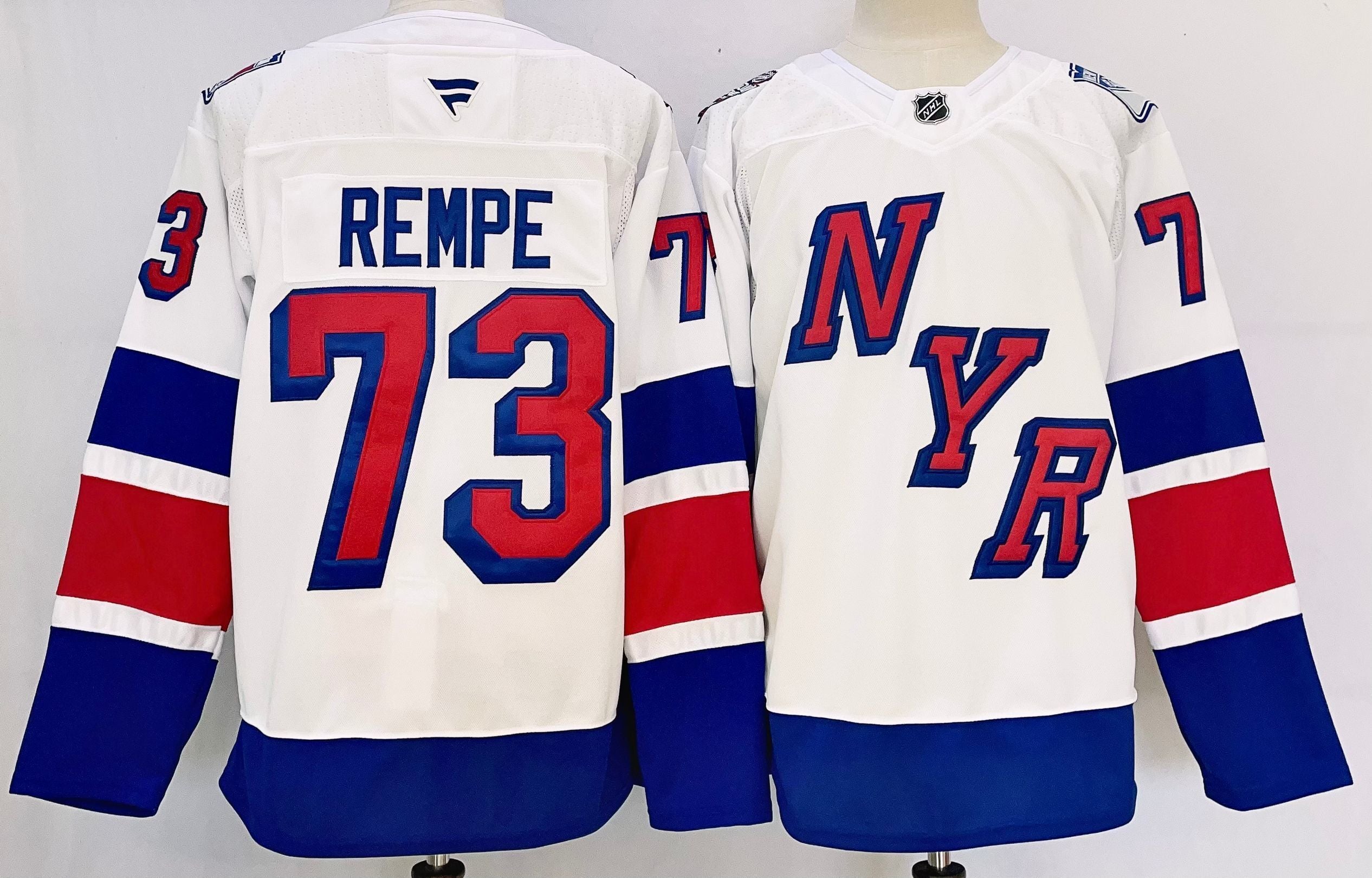 Men's New York Rangers Matt Rempe #73 White Player Jersey
