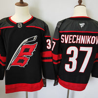 Men's Carolina Hurricanes Andrei Svechnikov #37 Fanatics Black Jersey