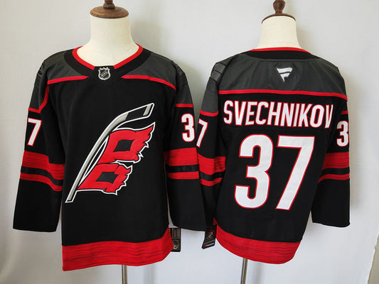 Men's Carolina Hurricanes Andrei Svechnikov #37 Fanatics Black Jersey