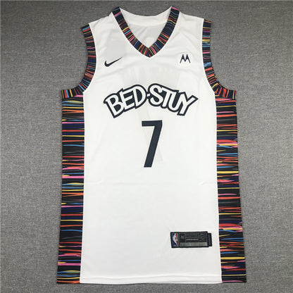 Men's Brooklyn Nets Kevin Durant #7 White Swingman Jersey1 - City Edition