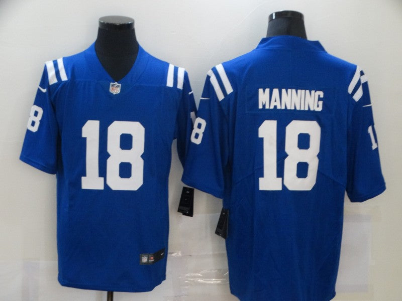 Peyton Manning #18 Indianapolis Colts Blue Game Jersey - JerseysFreak