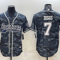 Men's Dallas Cowboys Trevon Diggs #7 Grey Camouflage Player Jersey1 Joint Edition