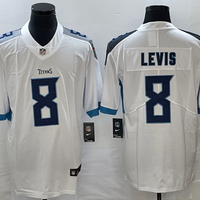 Men's Tennessee Titans Will Levis #8 White Game Jersey1