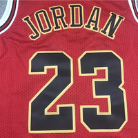 Men's Chicago Bulls Michael Jordan Red Hardwood Classics Jersey1 Chinese Edition