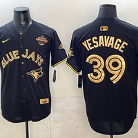 Men's Toronto Blue Jays Trey Yesavage #39 Black Player Jersey