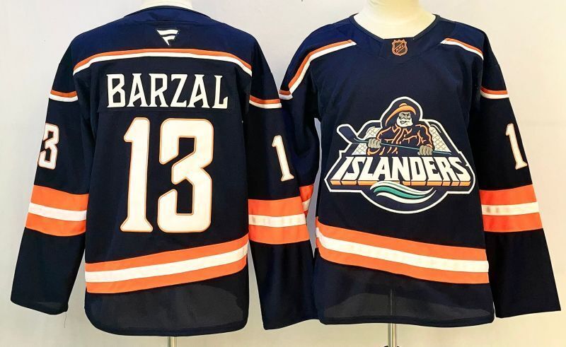 Men's New York Islanders Mathew Barzal #13 Fanatics Navy Player Jersey