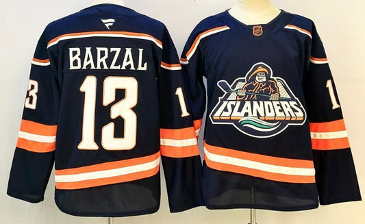 Men's New York Islanders Mathew Barzal #13 Fanatics Navy Player Jersey