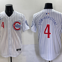 Men's Chicago Cubs Pete Crow-Armstrong #4 White Game Player Jersey